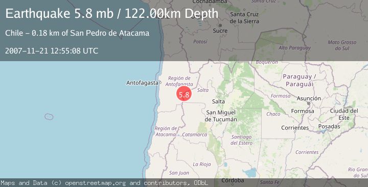 Map of SALTA, ARGENTINA