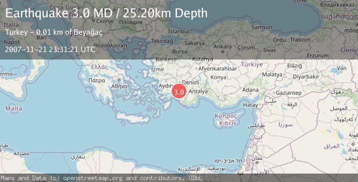 Map of WESTERN TURKEY