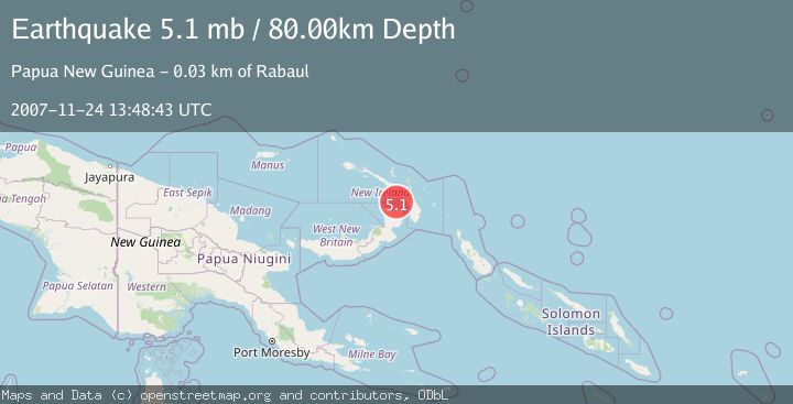 Map of NEW IRELAND REGION, P.N.G.