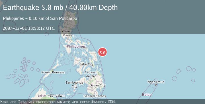 Map of PHILIPPINE ISLANDS REGION