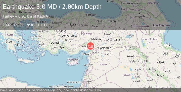 Map of CENTRAL TURKEY