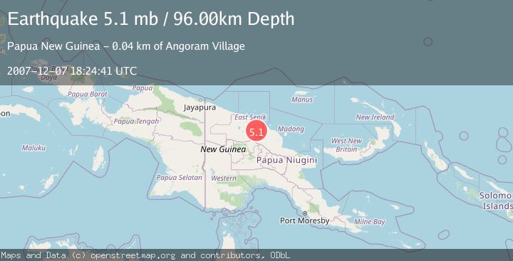 Map of NEAR N COAST OF NEW GUINEA, PNG.