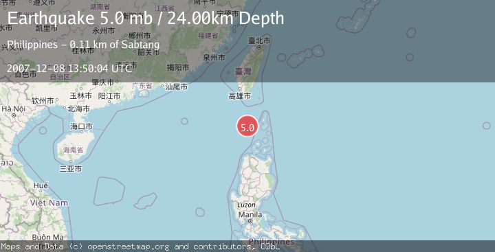 Map of PHILIPPINE ISLANDS REGION