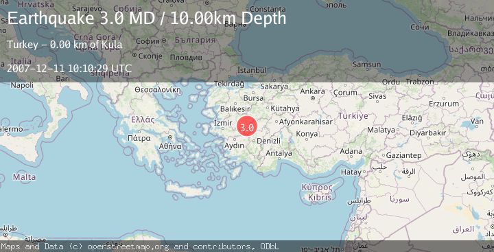 Map of WESTERN TURKEY