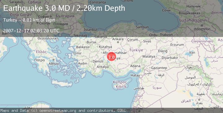 Map of WESTERN TURKEY