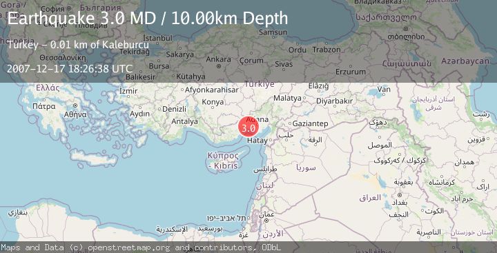 Map of CENTRAL TURKEY
