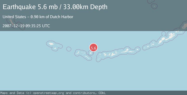 Map of ANDREANOF ISLANDS, ALEUTIAN IS.