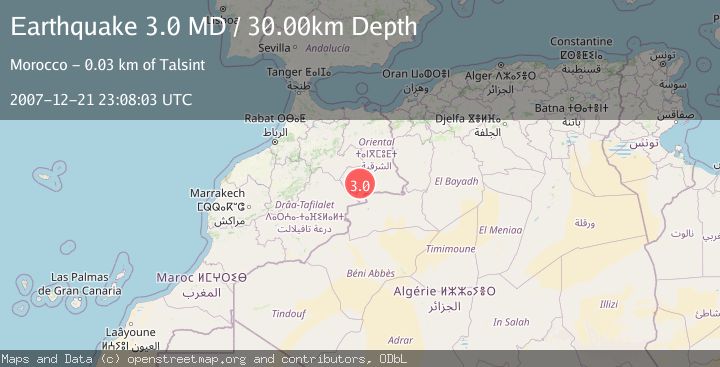 Map of MOROCCO