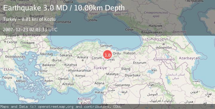 Map of CENTRAL TURKEY
