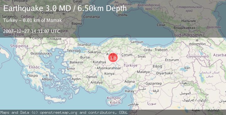 Map of CENTRAL TURKEY