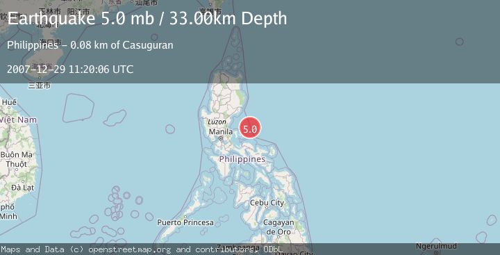 Map of PHILIPPINE ISLANDS REGION