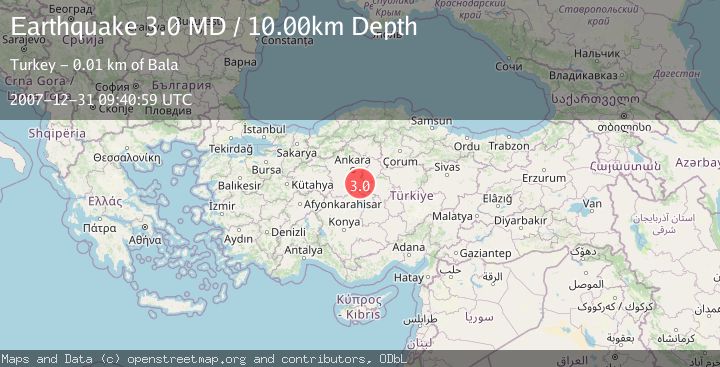 Map of CENTRAL TURKEY