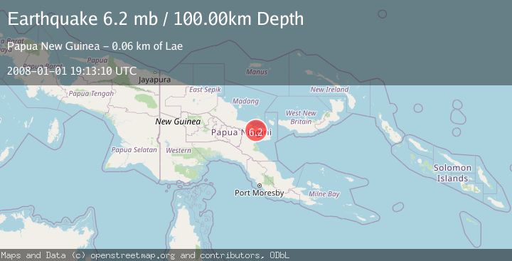 Map of EASTERN NEW GUINEA REG., P.N.G.