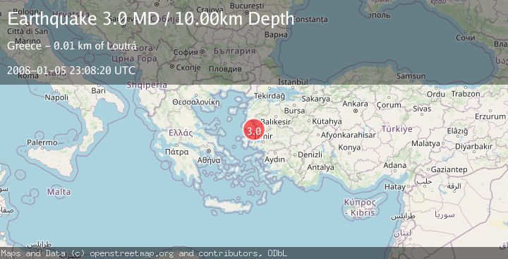 Map of NEAR THE COAST OF WESTERN TURKEY        