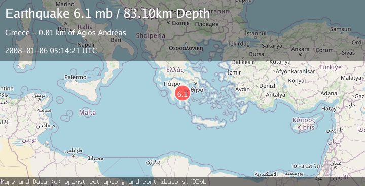 Map of SOUTHERN GREECE