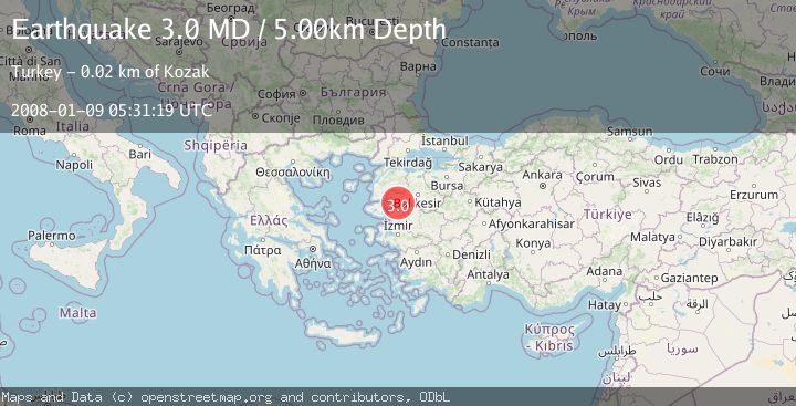 Map of WESTERN TURKEY                          