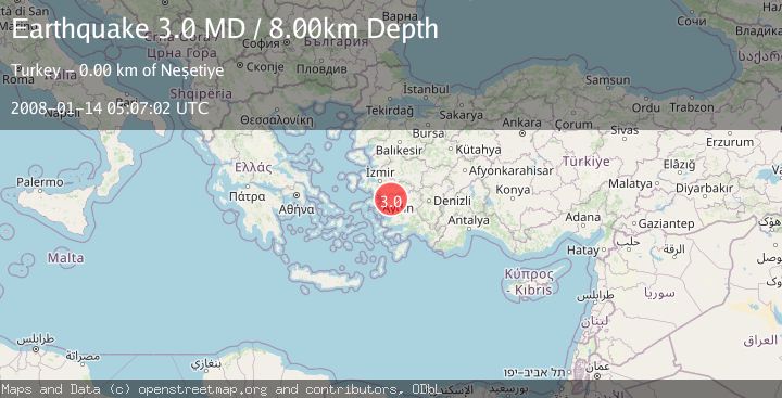 Map of WESTERN TURKEY                          