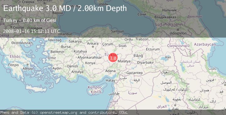 Map of CENTRAL TURKEY                          