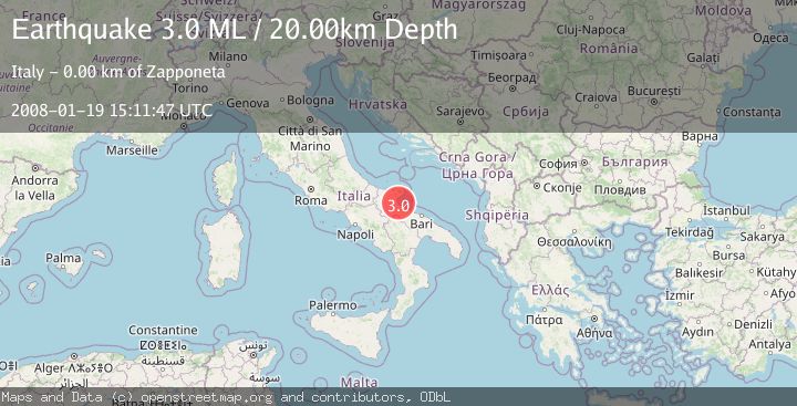 Map of SOUTHERN ITALY                          