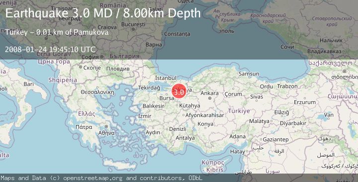 Map of WESTERN TURKEY                          