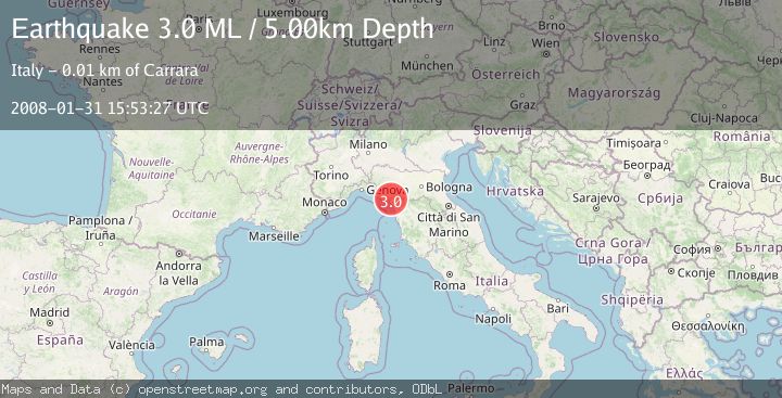 Map of NORTHERN ITALY