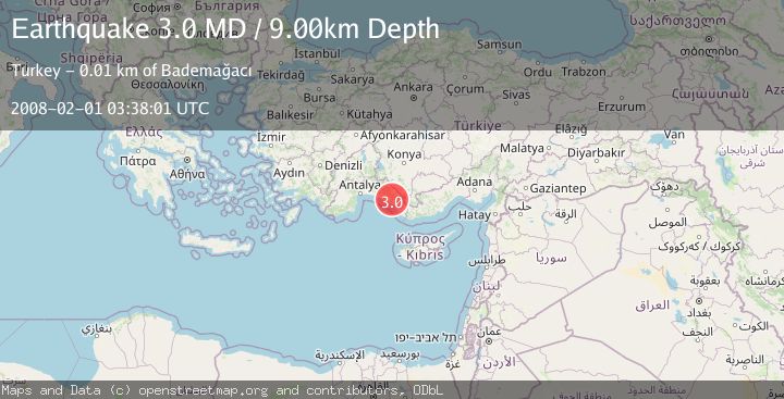 Map of CENTRAL TURKEY