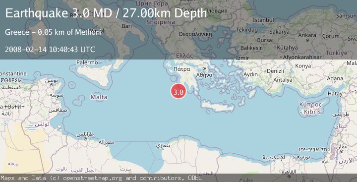 Map of SOUTHERN GREECE
