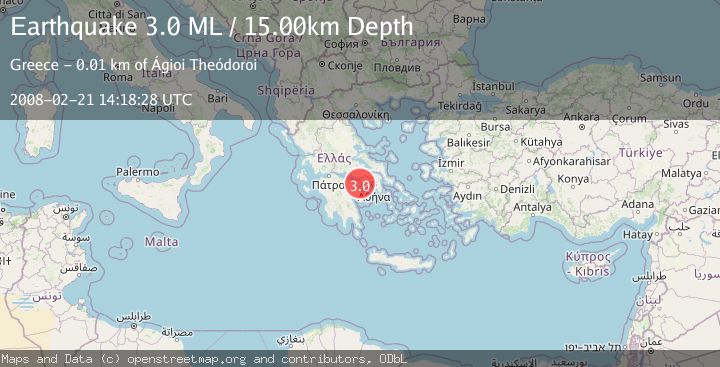 Map of SOUTHERN GREECE