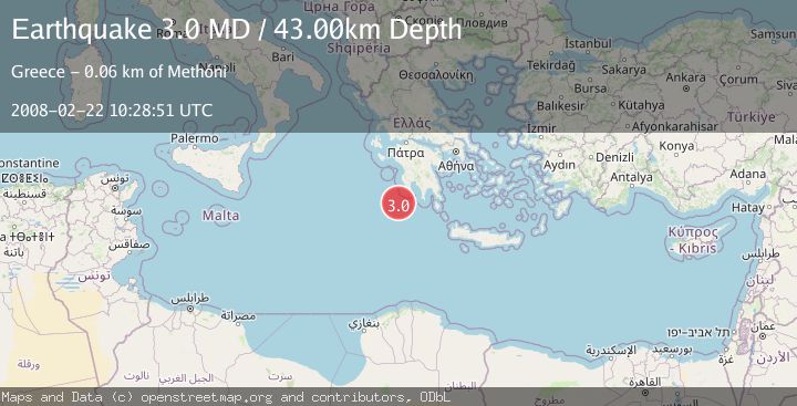 Map of SOUTHERN GREECE