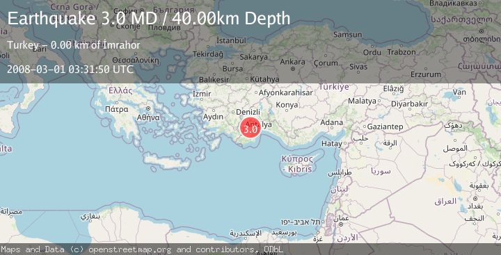 Map of WESTERN TURKEY