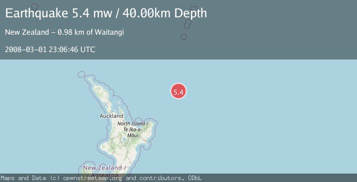 Map of EAST OF NORTH ISLAND, N.Z.