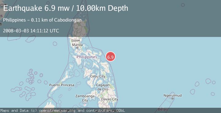 Map of PHILIPPINE ISLANDS REGION