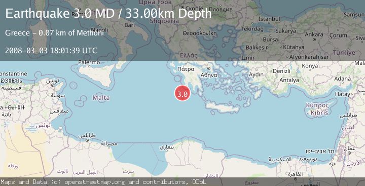 Map of SOUTHERN GREECE
