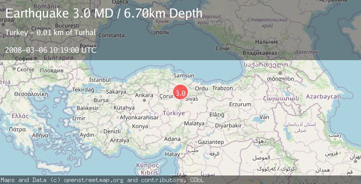 Map of CENTRAL TURKEY