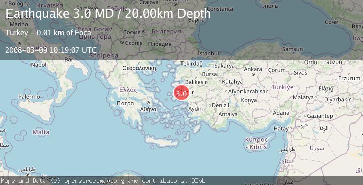 Map of NEAR THE COAST OF WESTERN TURKEY