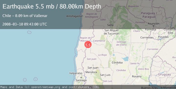 Map of LA RIOJA, ARGENTINA