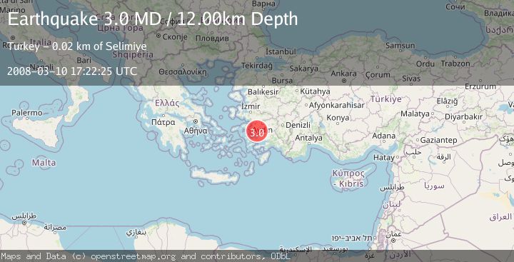 Map of WESTERN TURKEY