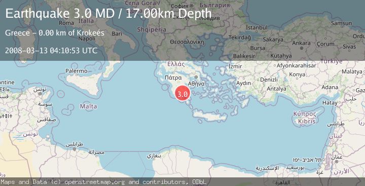 Map of SOUTHERN GREECE