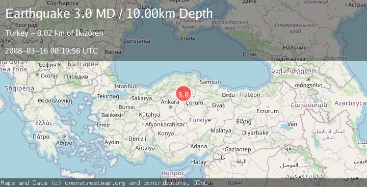 Map of CENTRAL TURKEY