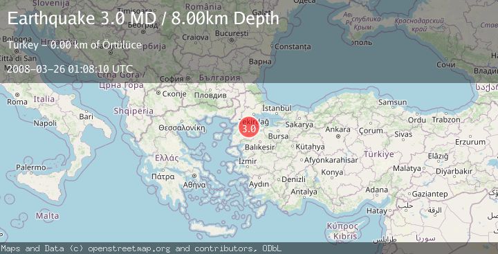 Map of WESTERN TURKEY