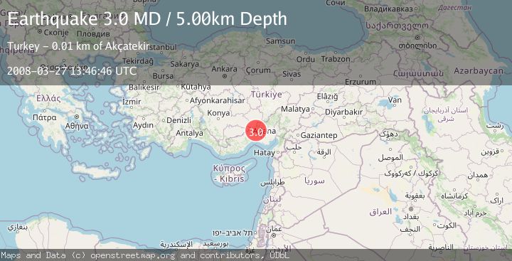 Map of CENTRAL TURKEY