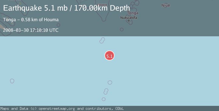 Map of SOUTH OF FIJI ISLANDS