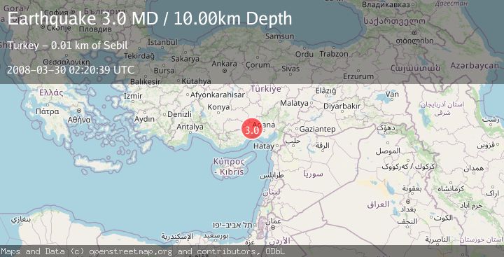 Map of CENTRAL TURKEY