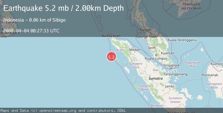 Map of SIMEULUE, INDONESIA