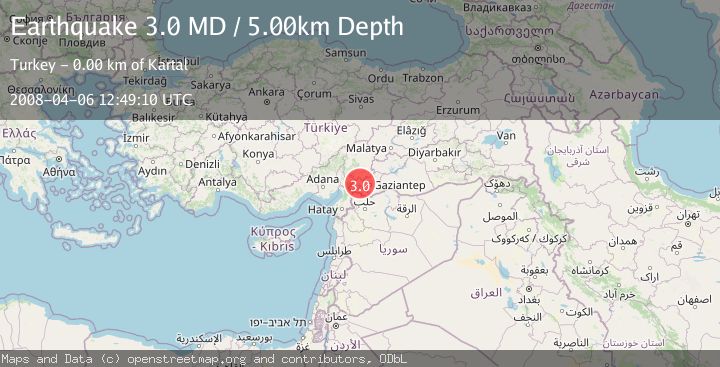Map of CENTRAL TURKEY