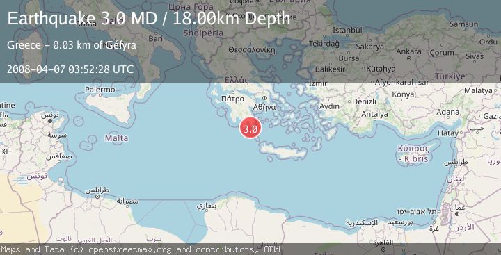 Map of SOUTHERN GREECE