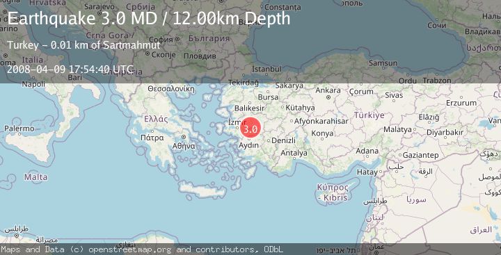 Map of WESTERN TURKEY