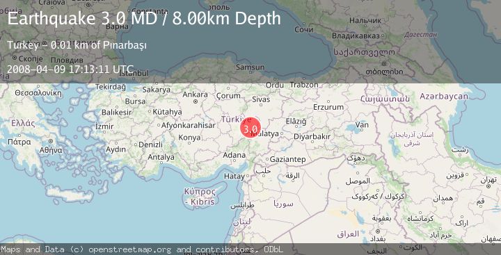 Map of CENTRAL TURKEY