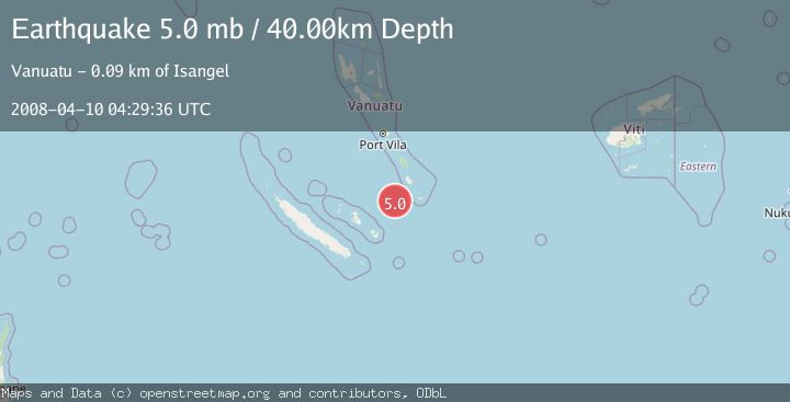 Map of LOYALTY ISLANDS