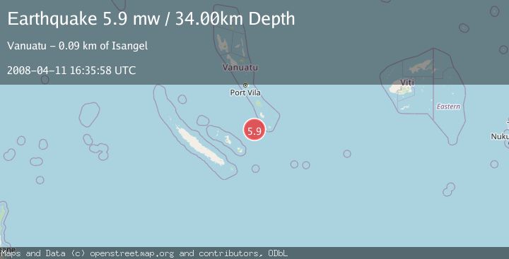Map of LOYALTY ISLANDS